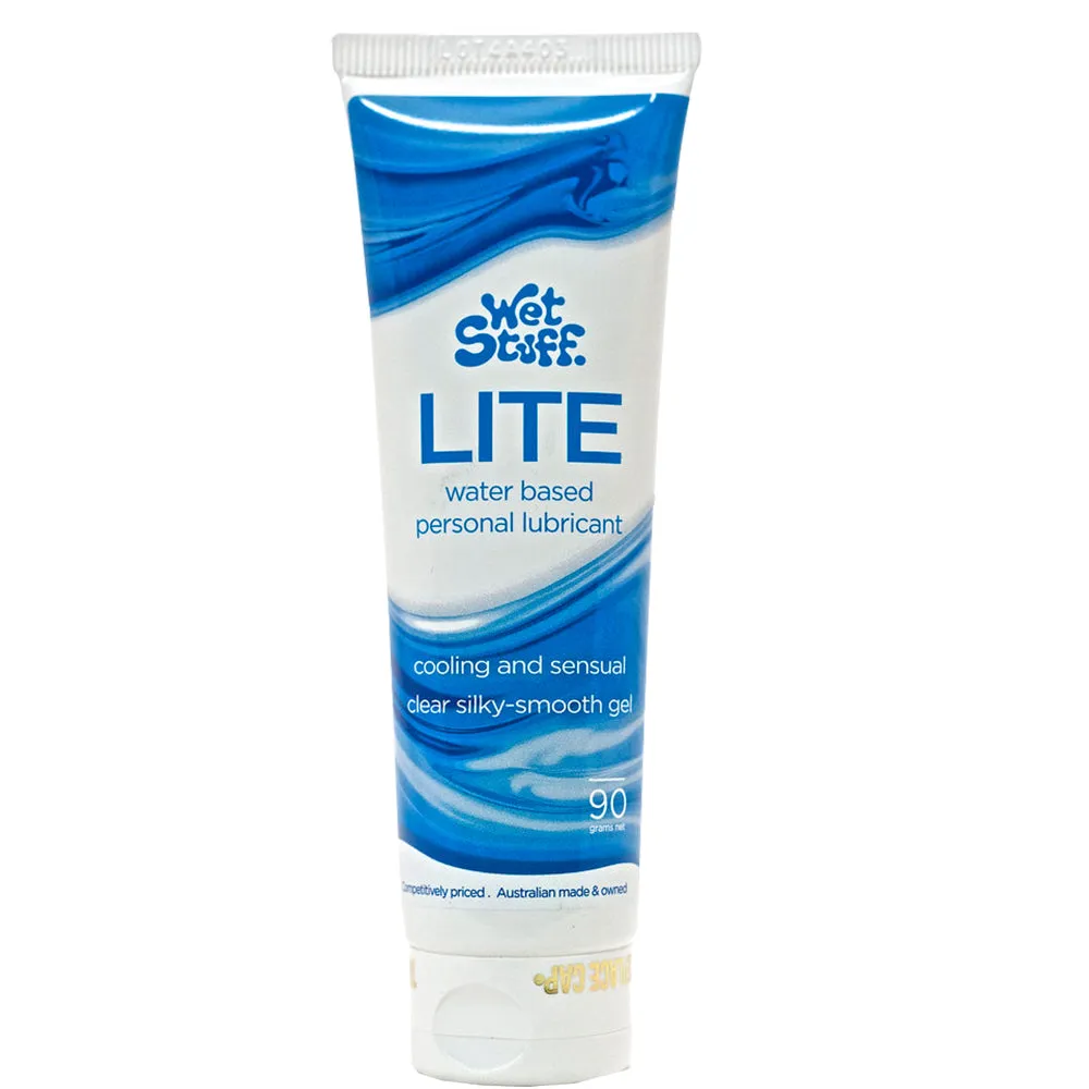 2x Wet Stuff Lite 90g Personal Lubricant Sex Lube Water-Based