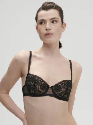 Amazone Sheer Demi - Black