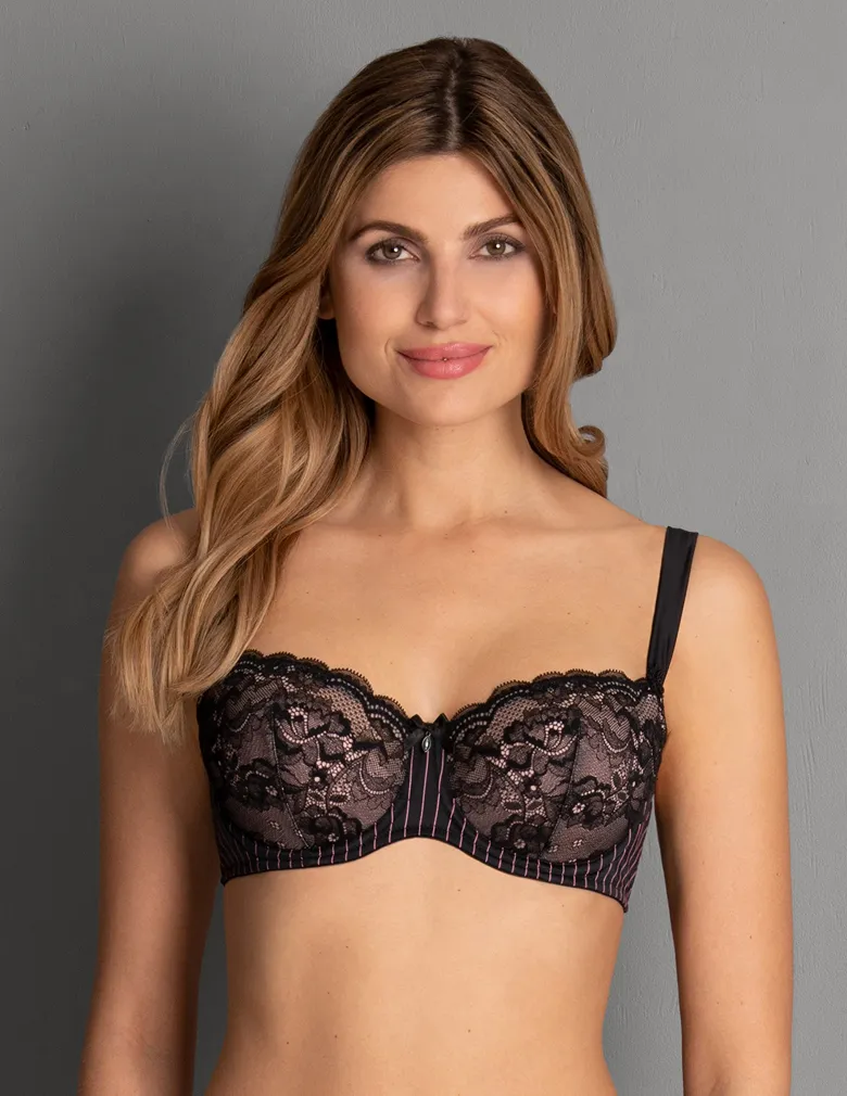 Anita Rosa Faia Antonia 5205 Black Balconette Bra