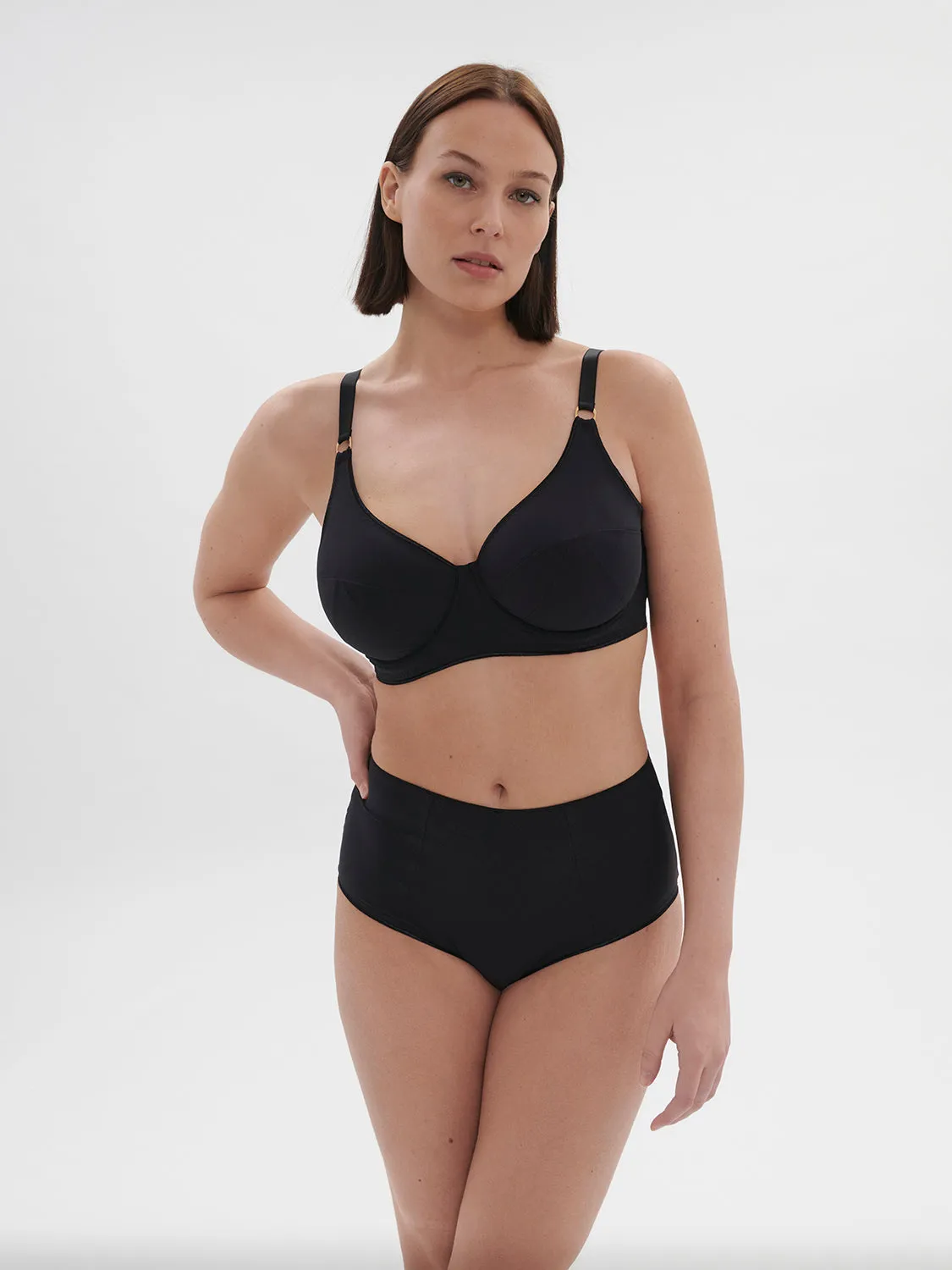 Artifice Underwire Plunge - Black