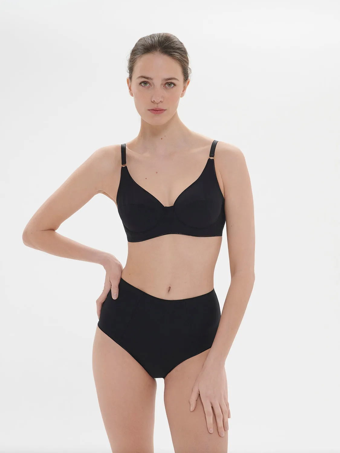 Artifice Underwire Plunge - Black