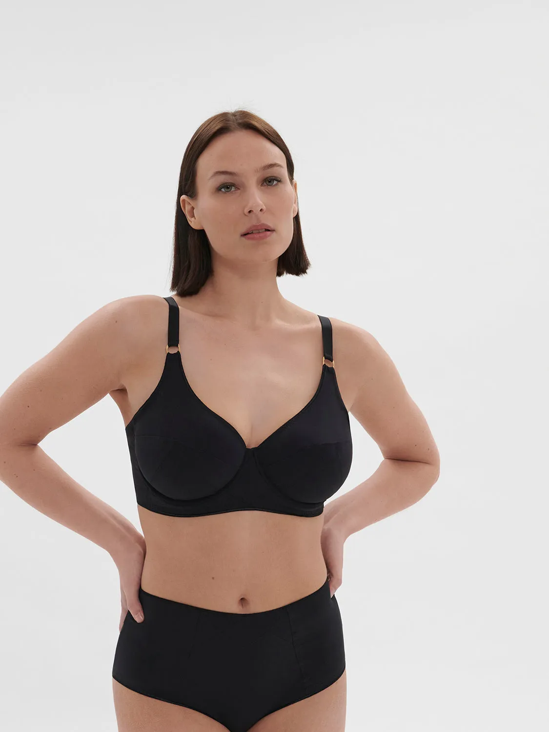 Artifice Underwire Plunge - Black