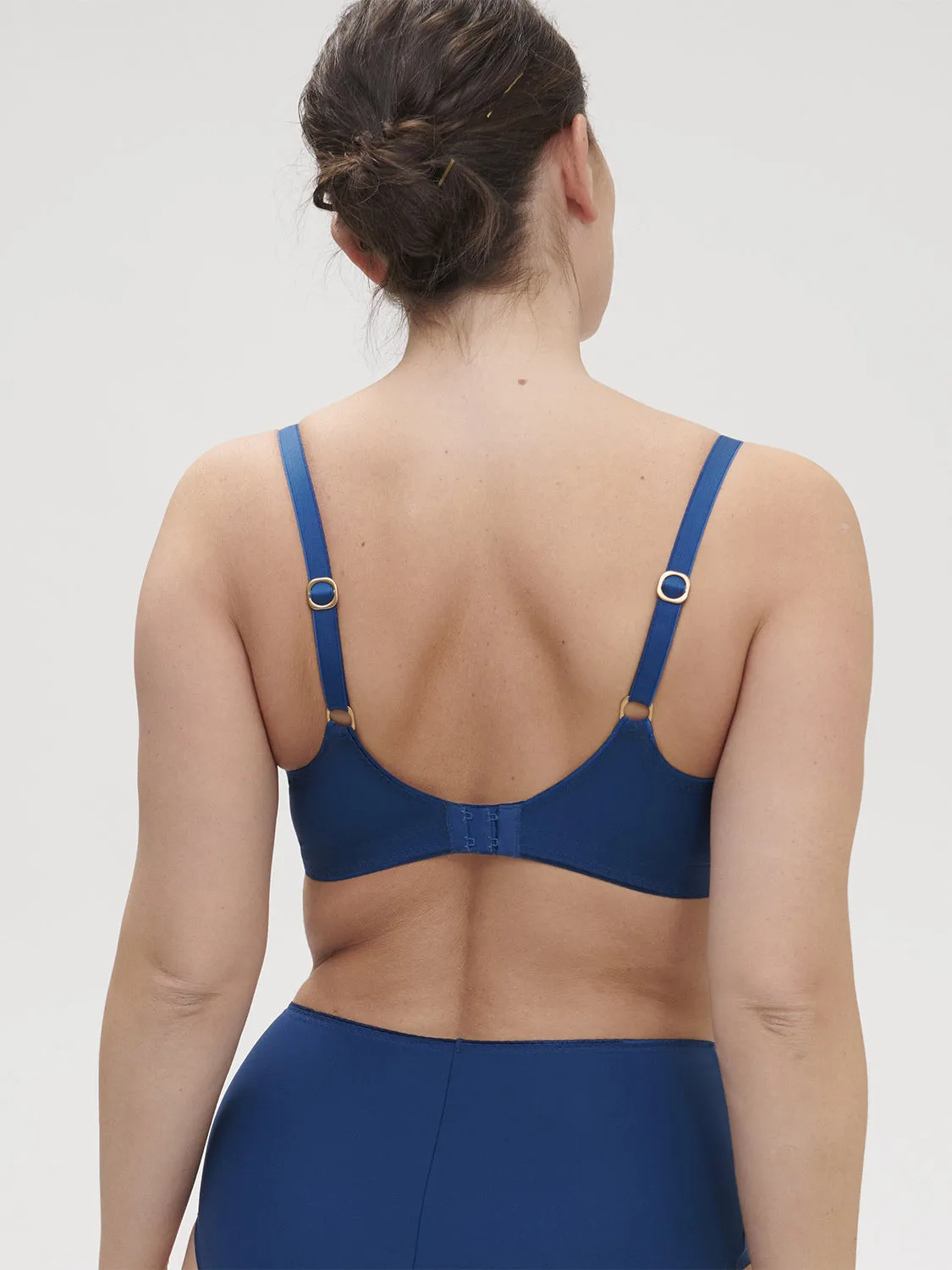 Artifice Underwire Plunge - Poseidon Blue
