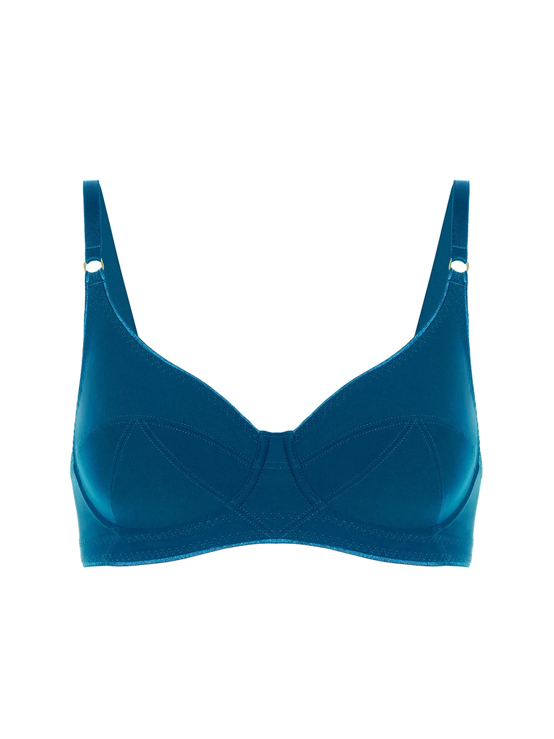 Artifice Underwire Plunge - Poseidon Blue