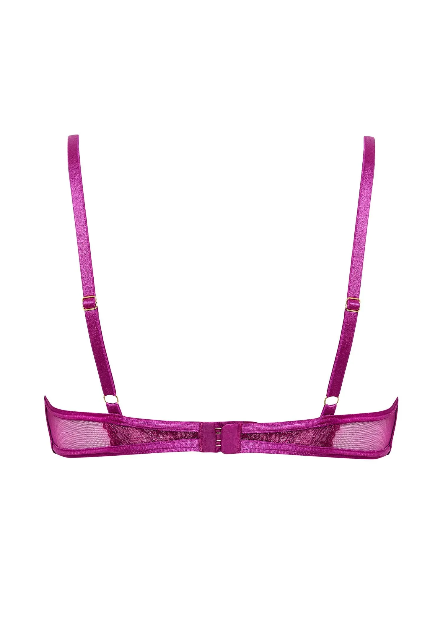 Catalina Wired Bra (Bright Violet / Sheer)