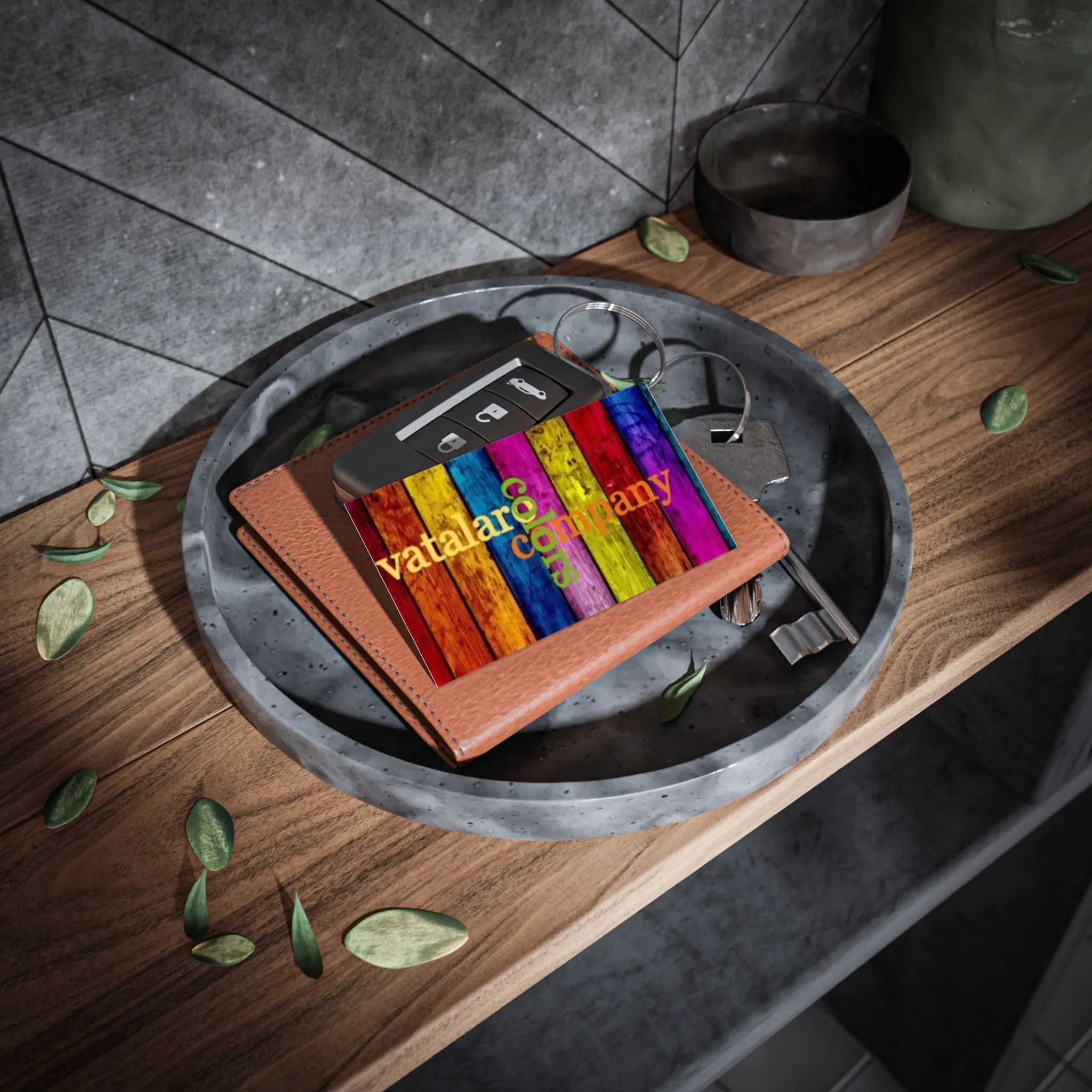Colorful Wooden Business Cards - Vatalar & Company Design