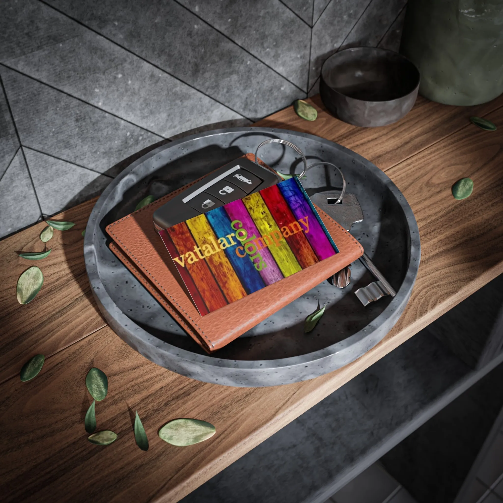 Colorful Wooden Business Cards - Vatalar & Company Design