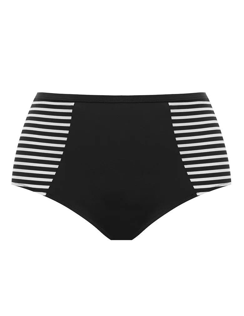 Elomi Women's Malibu Days ES7635 Black High Waist Bikini Brief