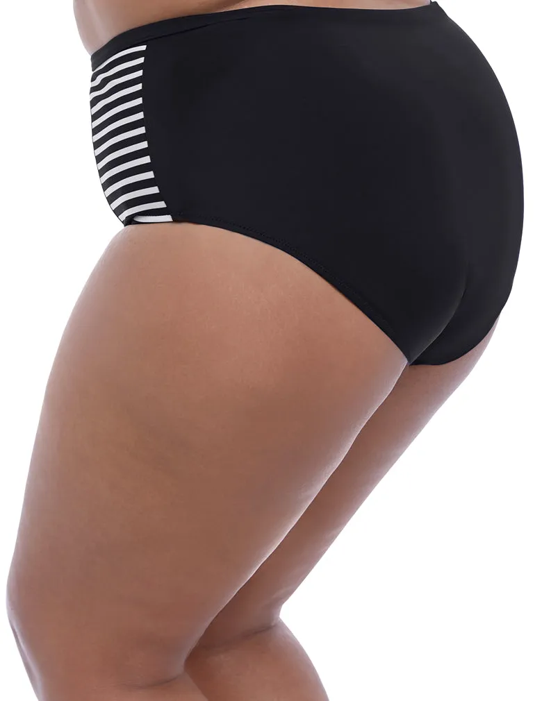 Elomi Women's Malibu Days ES7635 Black High Waist Bikini Brief