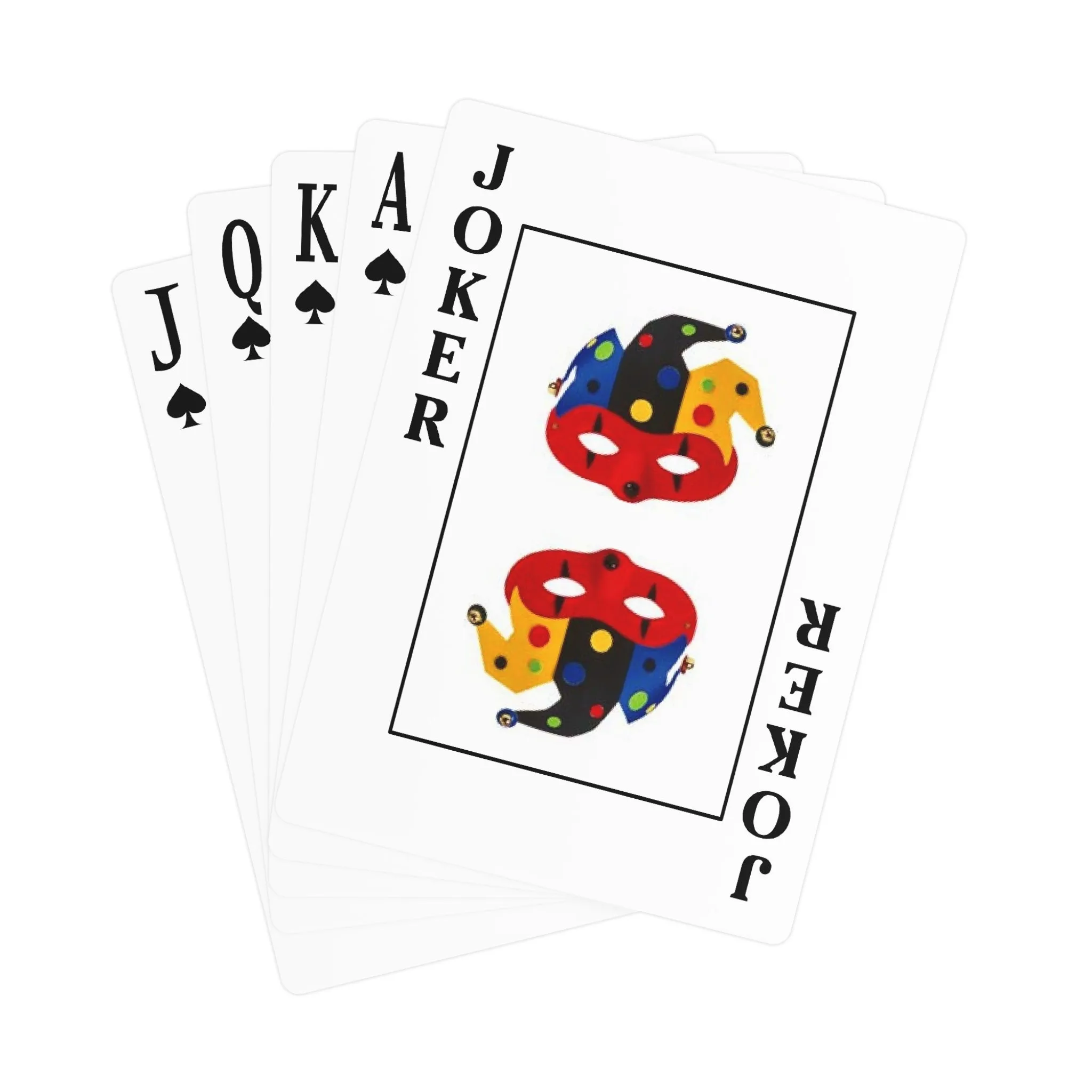 Ghana Flag Playing Cards - Ace of Spades Design