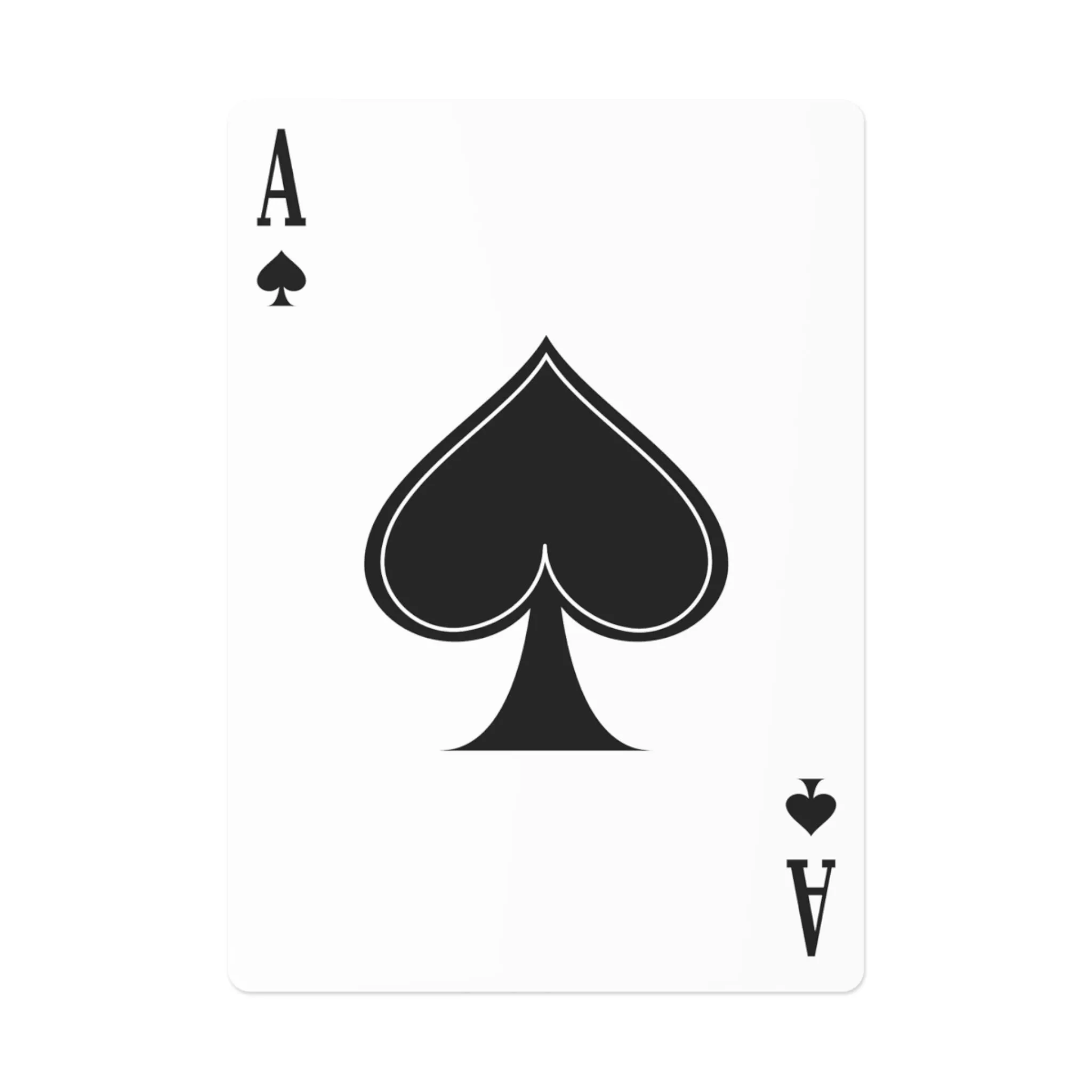 Ghana Flag Playing Cards - Ace of Spades Design