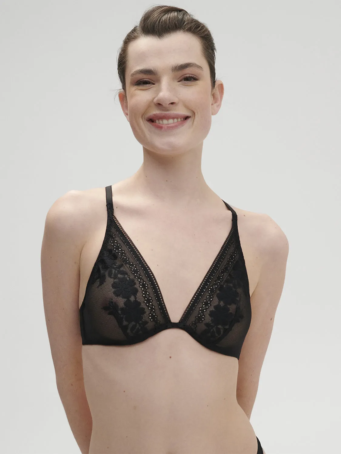 Heloise Underwire Triangle - Black