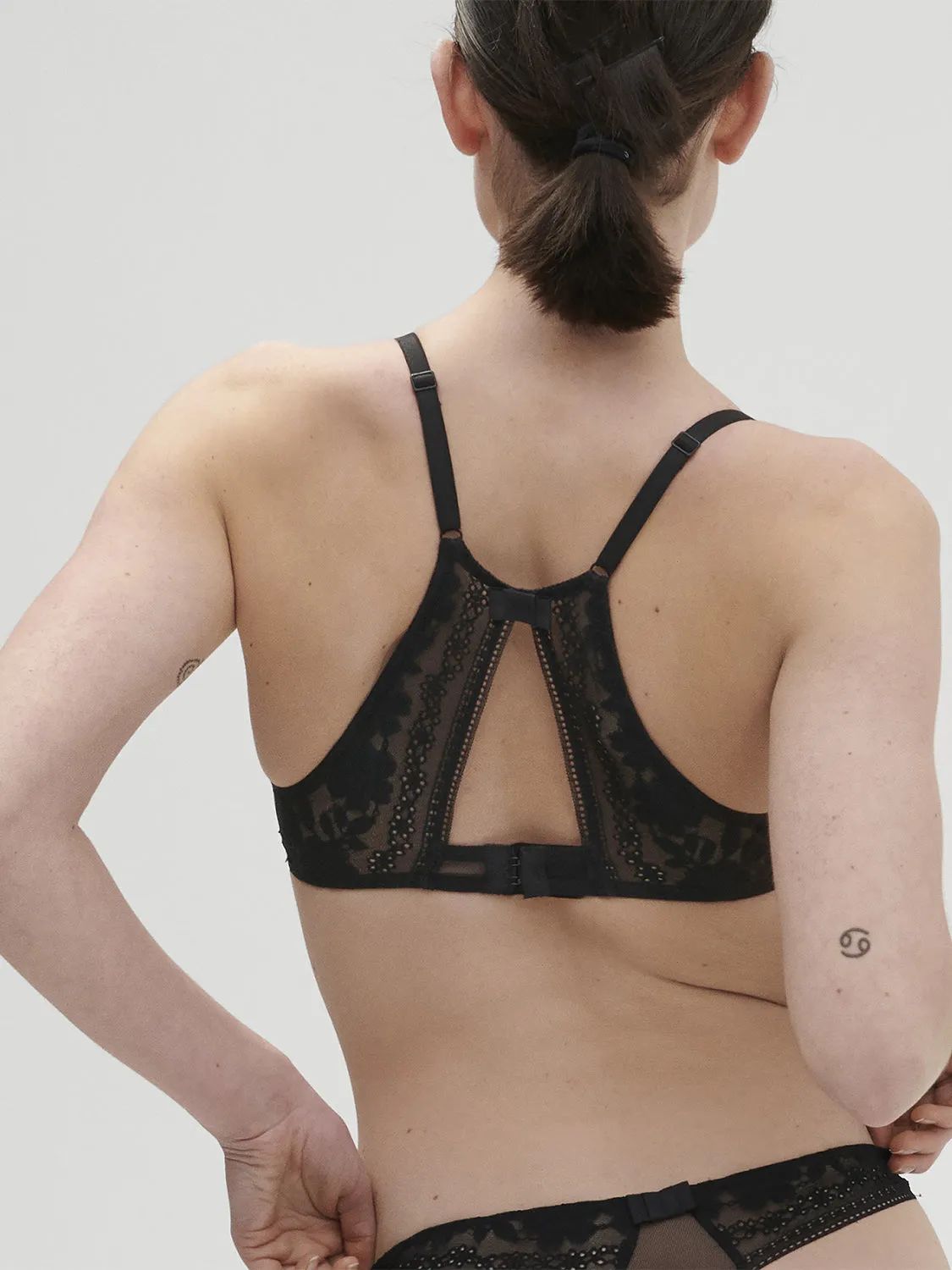 Heloise Underwire Triangle - Black