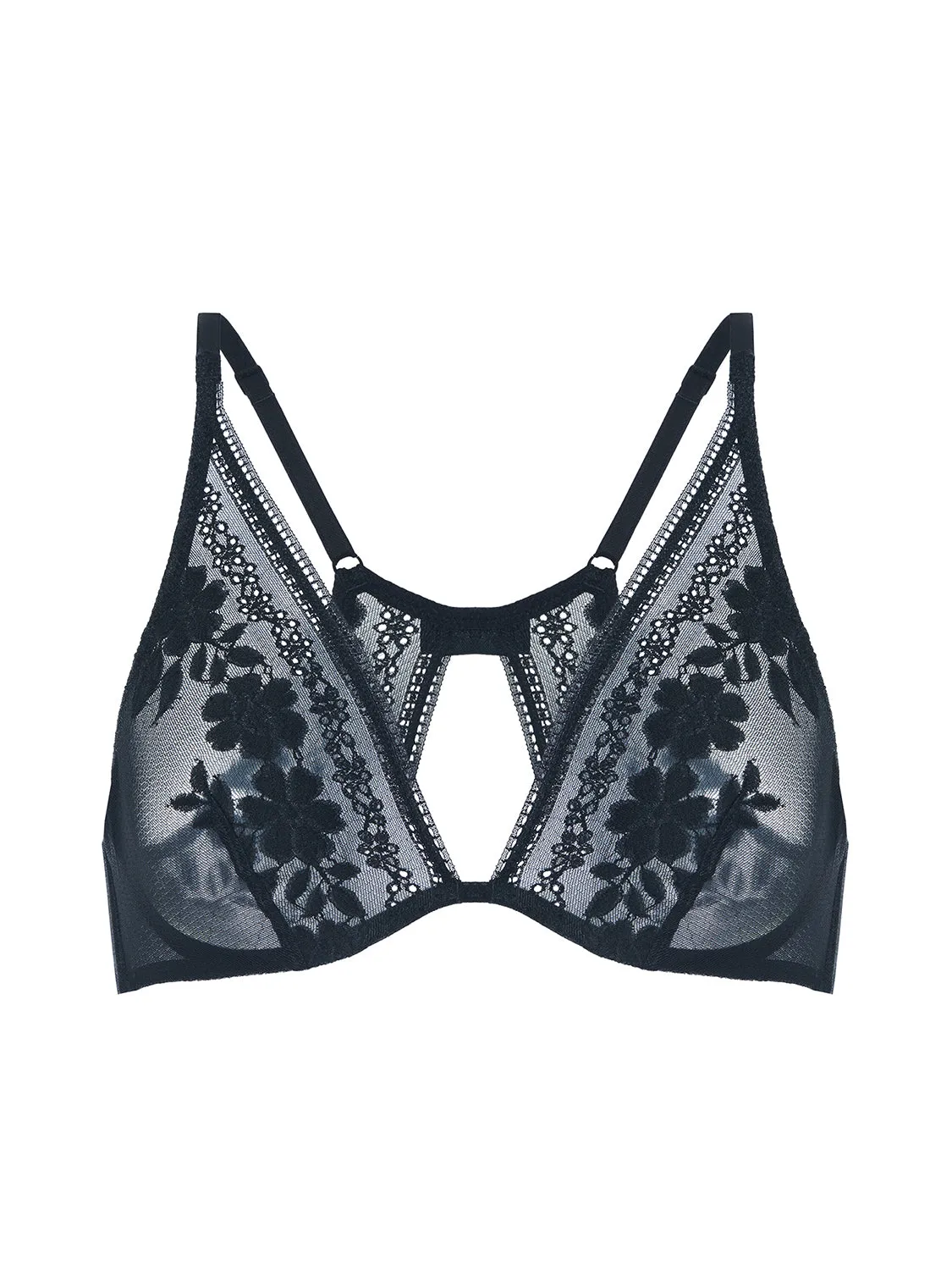 Heloise Underwire Triangle - Black
