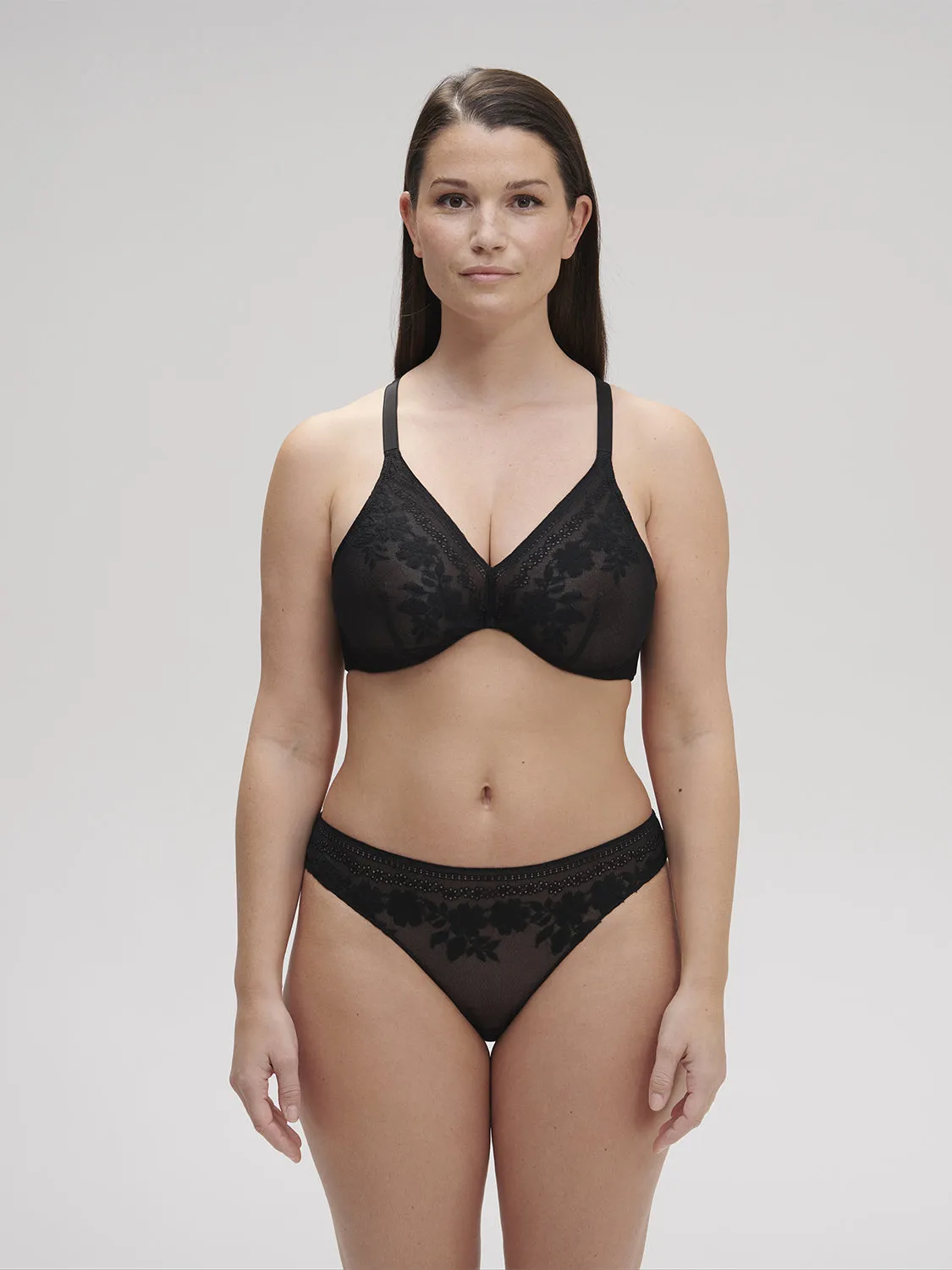 Heloise Underwire Triangle - Black