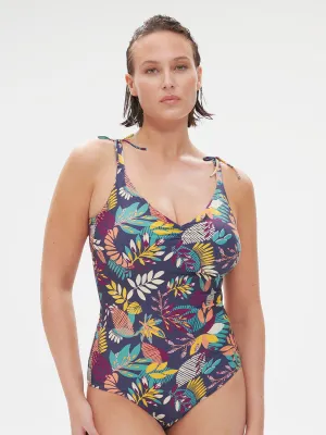 Melia Wireless Padded One-Piece - Seaside Blue