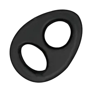 My Cockring Cock And Scrotum Double Ring Black