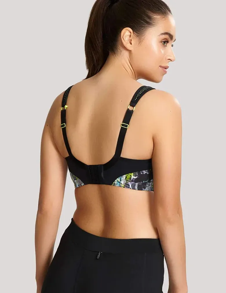 Panache 7341A Neon Reptile Wirefree Convertible Sports Bra