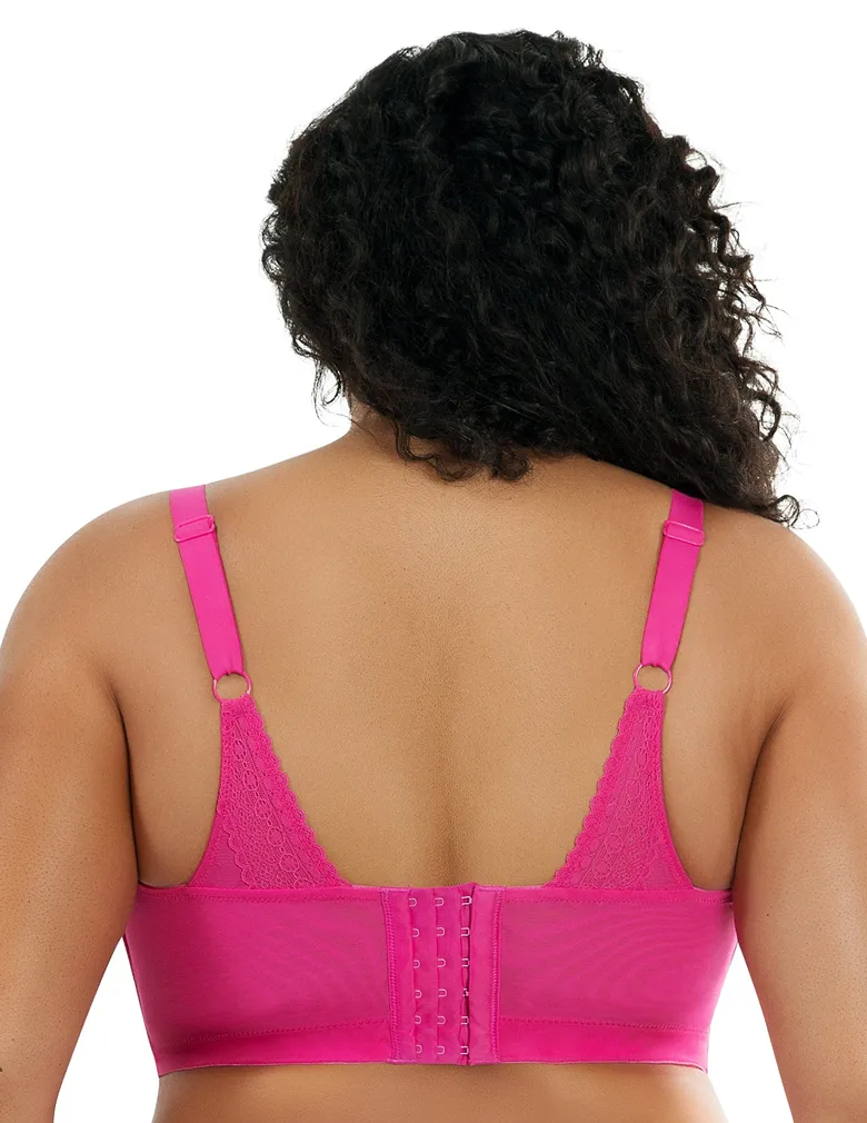 Parfait Mia Dot P6011 Bright Pink Wire Free Padded Bralette
