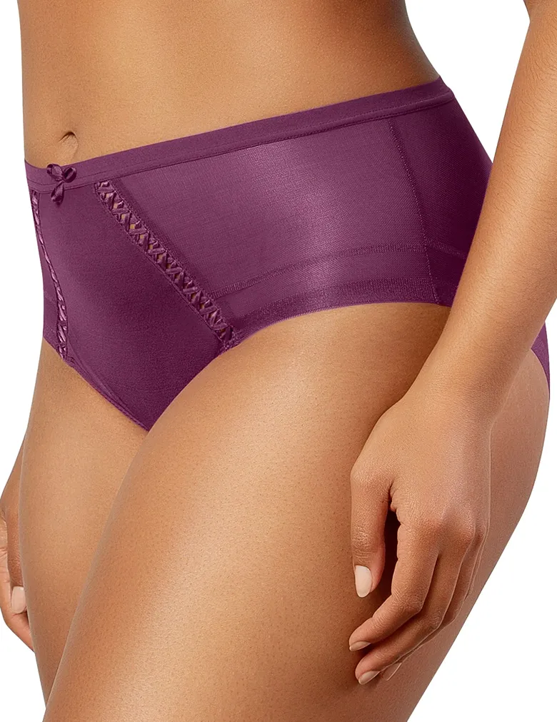 Parfait P60632 Blackberry Full Coverage Brief Panty