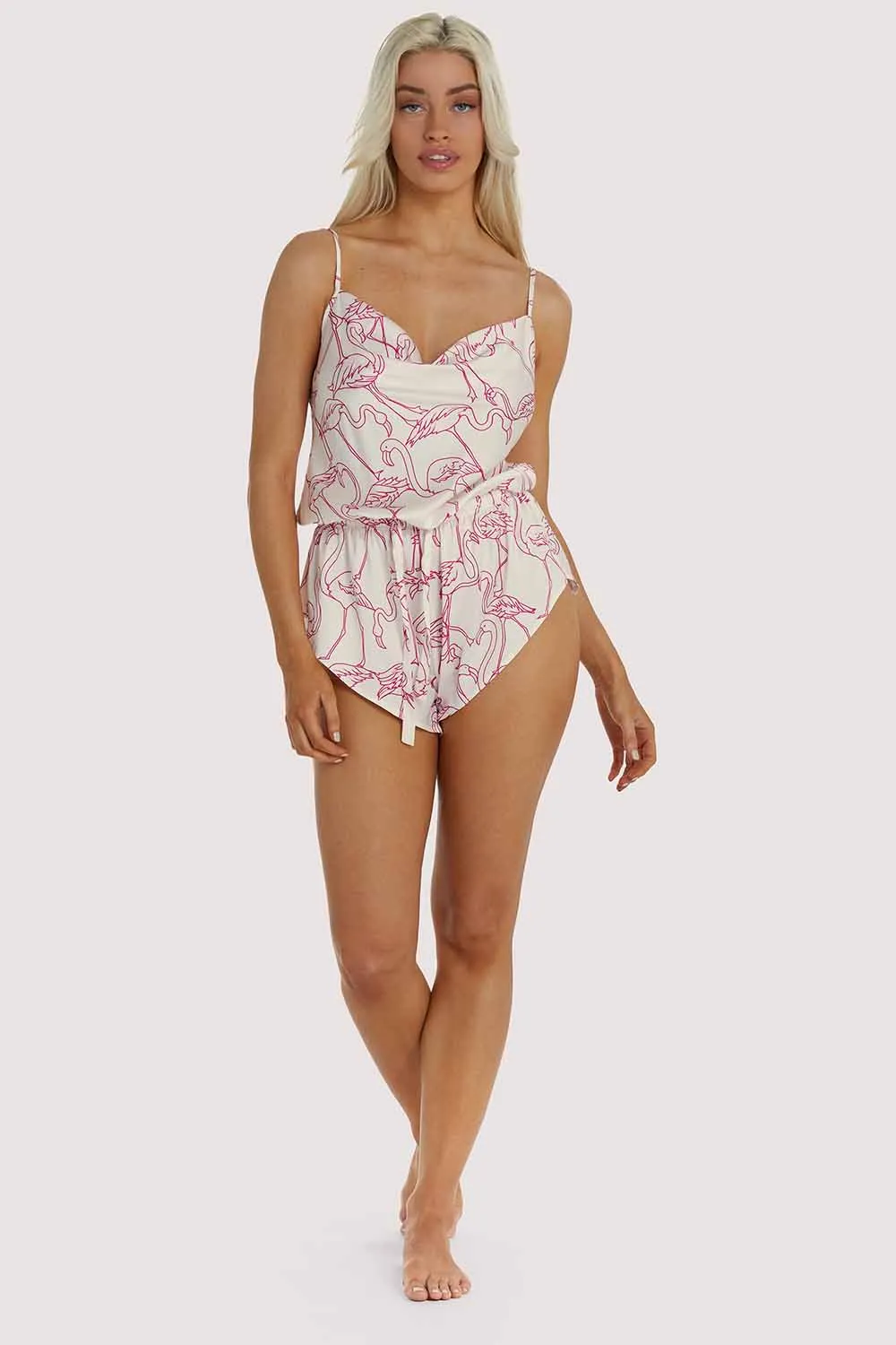 Pink Flamingo Playsuit