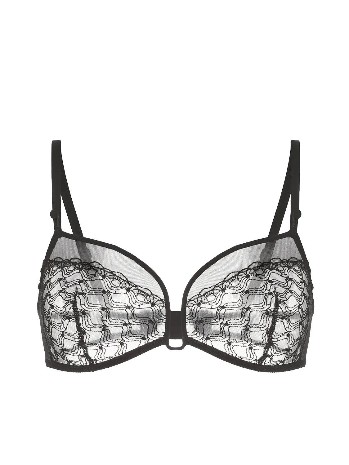 Rose Bralette - Black