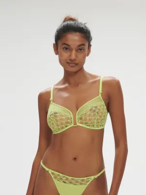 Rose Bralette - Lime