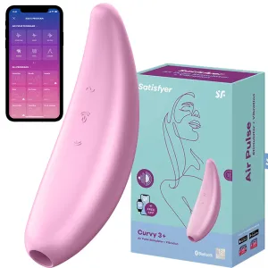 Satisfyer Curvy 3  Air Pulse Clitoral Stimulator APP Connect Vibrator