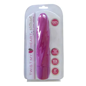 Shibari Twist My Heart 10X Vibe 6in Pink