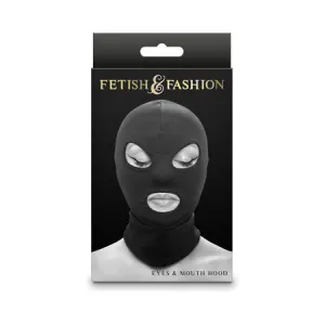 Taboo Eyes&Mouth Hood Black