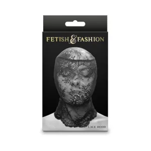 Taboo Lace Hood Black