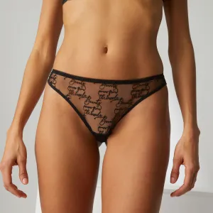 Violette Tanga - Black